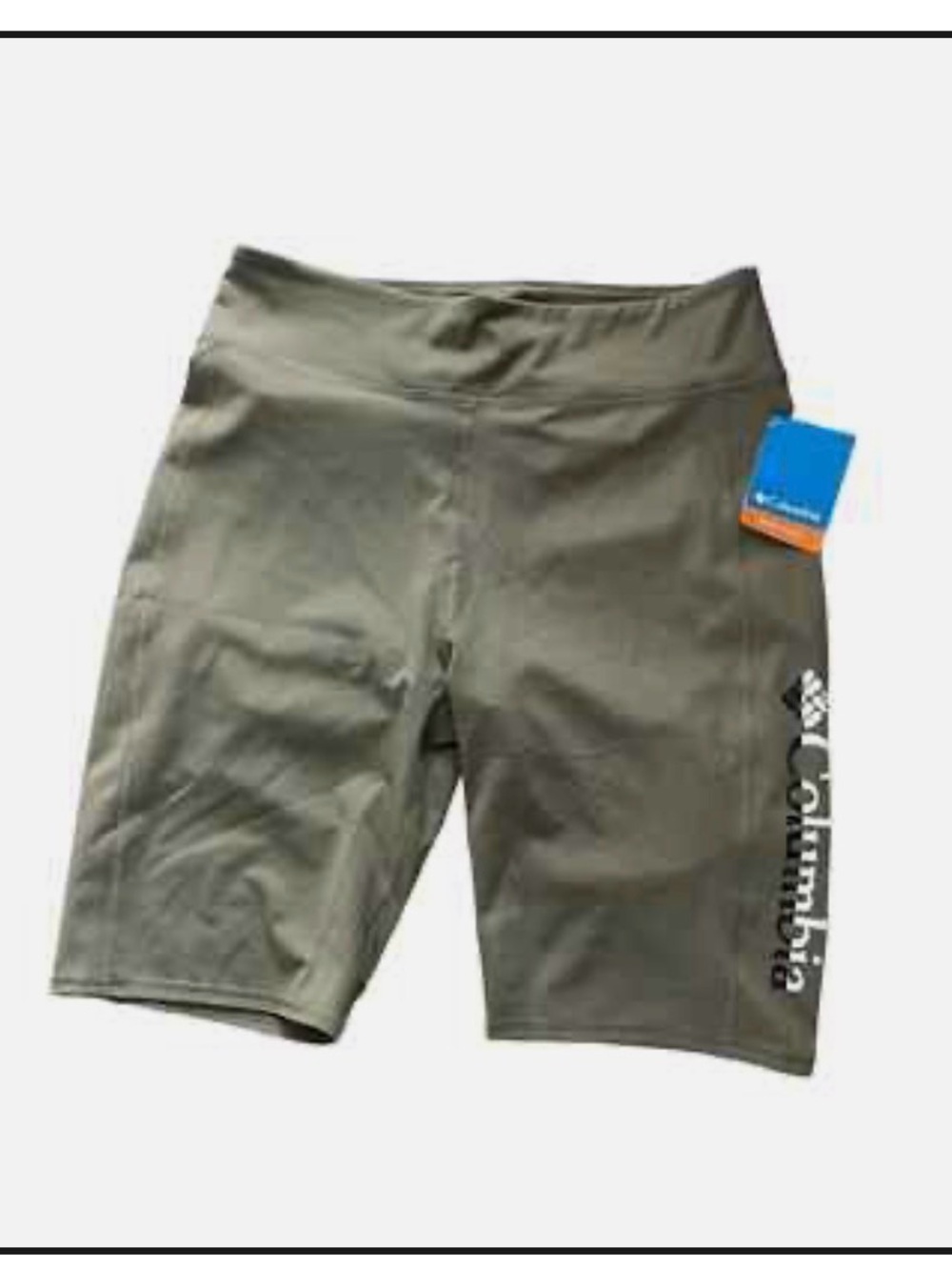 Columbia Olive-Toned Women's Performance Bike Shorts